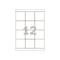 Produktbild för Avery - etiketter för flera ändamål - 1200 etikett (er) - 70 x 67.7 mm