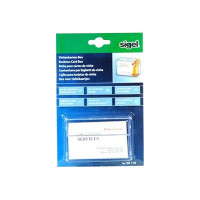 Produktbild för Sigel - kortfil - för 86 x 56 mm - kapacitet: 100 kort - klar