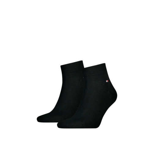 Tommy Hilfiger Tommy Hilfiger Quarter, Crew-sockar, Svart, Vuxen, Hankoppli...