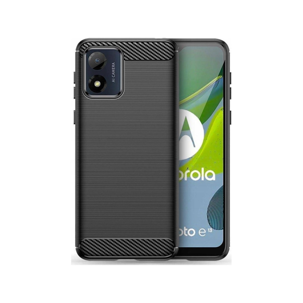 Produktbild för Tech-Protect Etui MOTOROLA MOTO E13 Tech-Protect TPU Carbon...