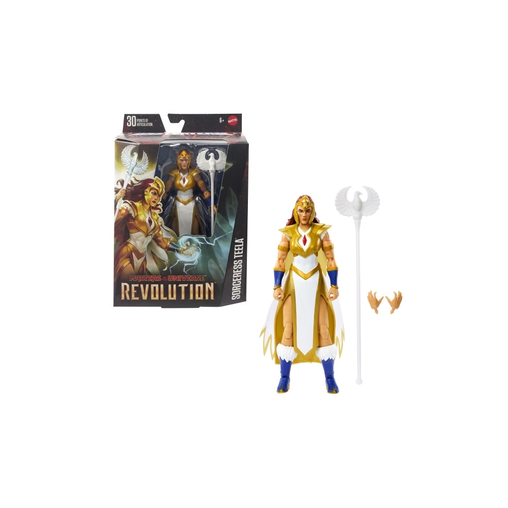 Produktbild för Masters of the Universe Trollkvinnan Teela-actionfigur, 6 År...