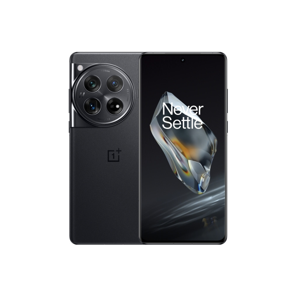 Produktbild för OnePlus 12 - silkessvart - 5G pekskärmsmobil - 256 GB - GSM