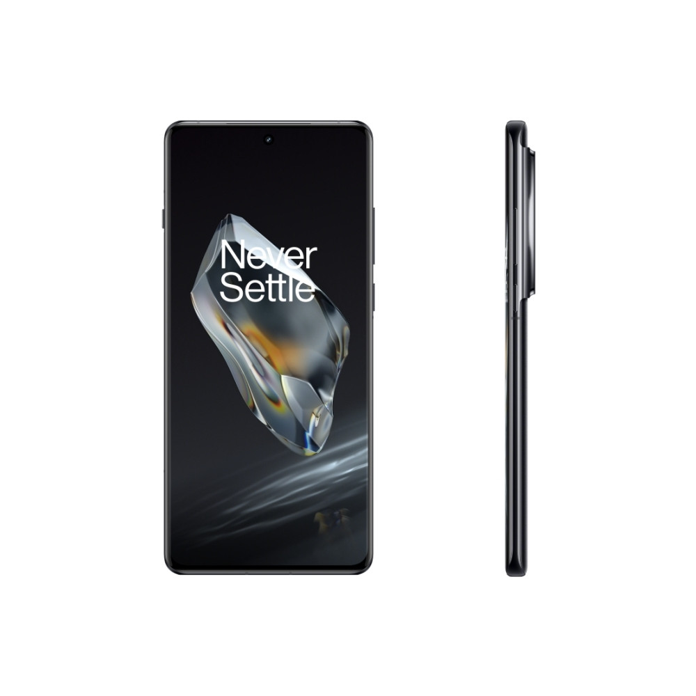 Produktbild för OnePlus 12 - silkessvart - 5G pekskärmsmobil - 256 GB - GSM