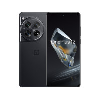 Produktbild för OnePlus 12 - silkessvart - 5G pekskärmsmobil - 256 GB - GSM