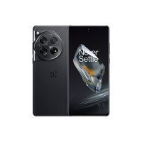 Produktbild för OnePlus 12 - silkessvart - 5G pekskärmsmobil - 256 GB - GSM