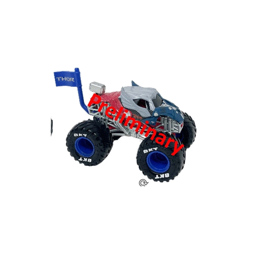 Produktbild för Monster Jam 1:64 Marvel Single Pack