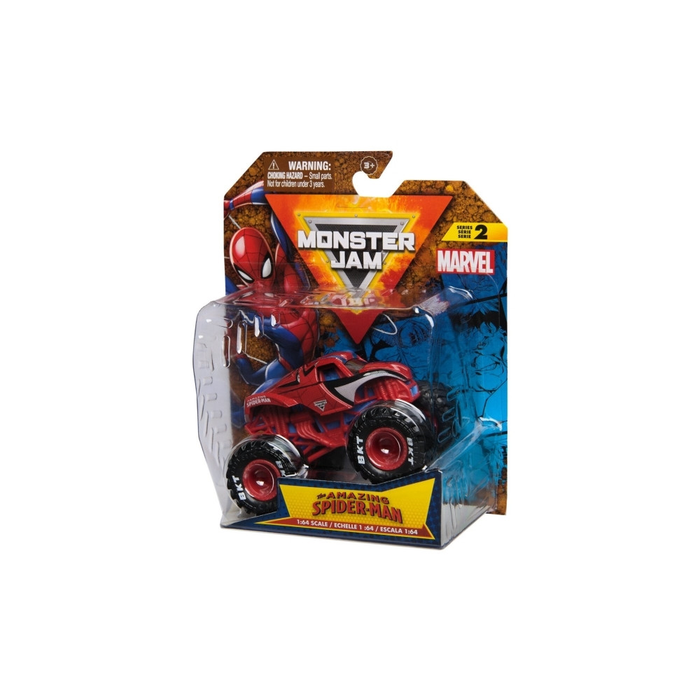 Produktbild för Monster Jam 1:64 Marvel Single Pack