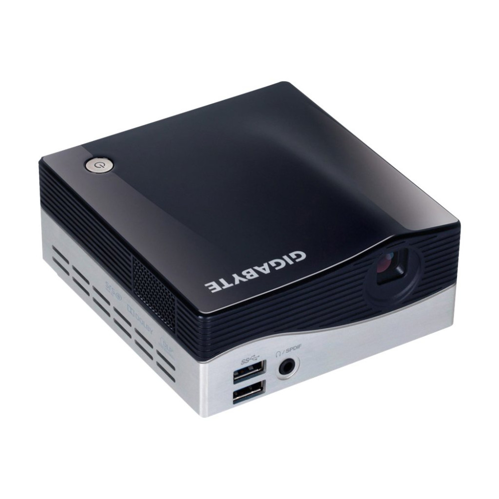 Produktbild för Gigabyte BRIX Projector GB-BXPi3-4010 (rev. 1.0) - Ultra Compact PC Kit Core i3 4010U 1.7 GHz - 0 GB - ingen HDD