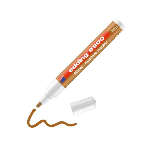 edding Edding 8900, Brun, Rund spets, Plast, Trä/laminat, 1,5 mm, 2...