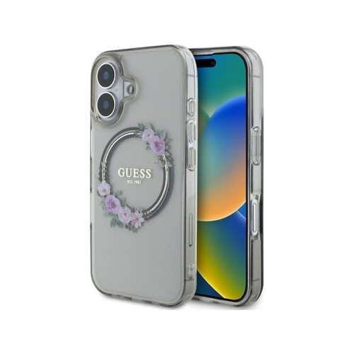 Guess Guess Guess GUHMP16SHFWFCK iPhone 16 6.1" czarny/black hardc...