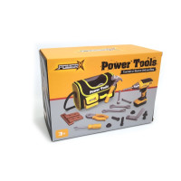 Produktbild för POWER X, Verktygsväska med Handyman-verktyg och borr 21 dela...