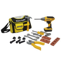 Produktbild för POWER X, Verktygsväska med Handyman-verktyg och borr 21 dela...