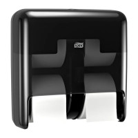 Produktbild för Dispenser Tork OptiServe® T7 sort, till 4 rullar toalettpapp...