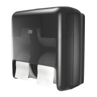 Produktbild för Dispenser Tork OptiServe® T7 sort, till 4 rullar toalettpapp...
