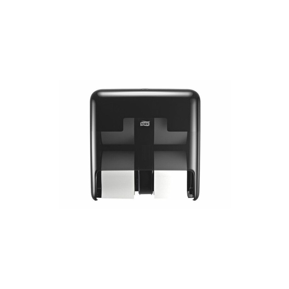 Produktbild för Dispenser Tork OptiServe® T7 sort, till 4 rullar toalettpapp...