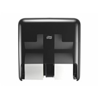 Produktbild för Dispenser Tork OptiServe® T7 sort, till 4 rullar toalettpapp...