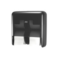Produktbild för Dispenser Tork OptiServe® T7 sort, till 4 rullar toalettpapp...