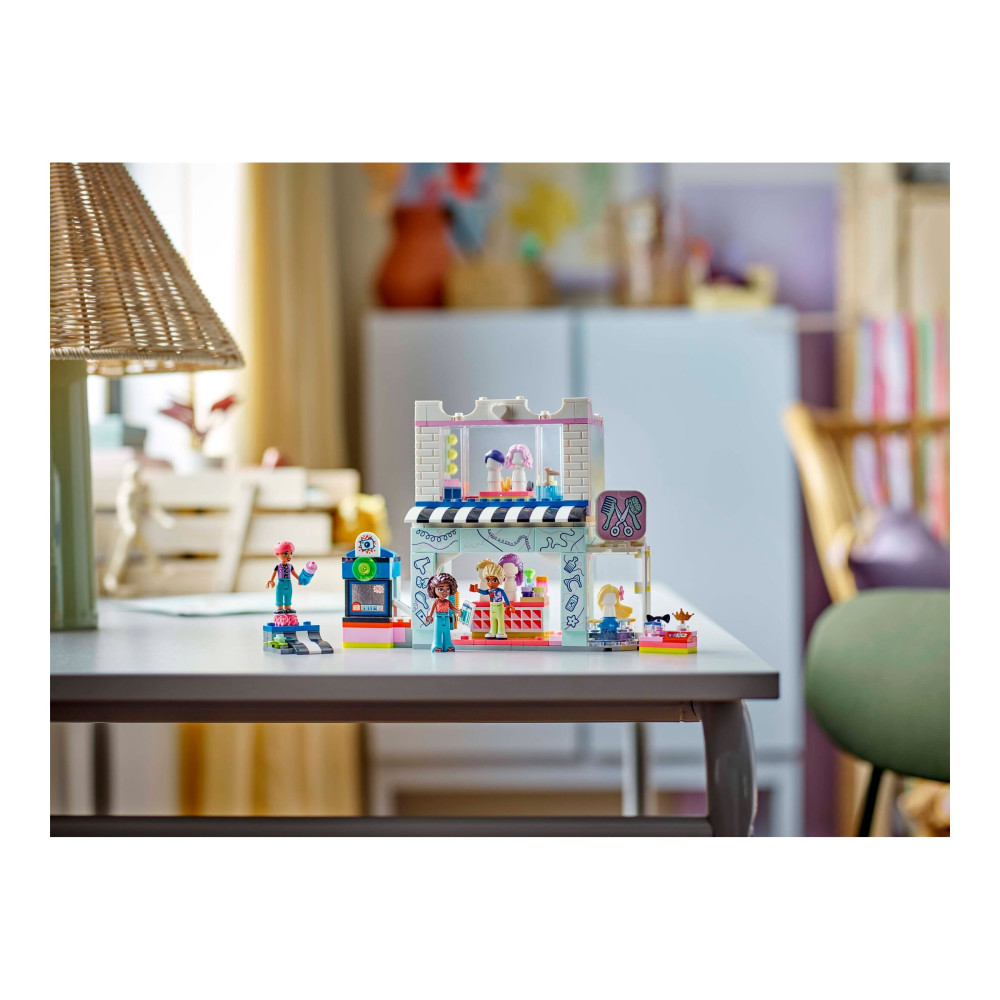 Produktbild för LEGO Friends 42662 - Hårsalong och tillbehörsbutik - byggsats