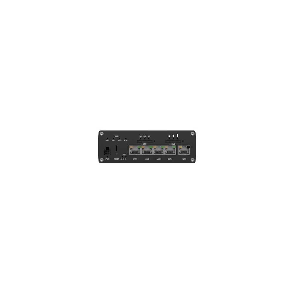 Produktbild för Teltonika RUTM54 - trådlös router - WWAN - Wi-Fi 5 - 5G, 4G, 3G - DIN-skenmonterbar, bordsmonterbar, väggmonterbar