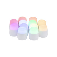 Produktbild för Securit® AMSTERDAM LED värmeljus, 12 st + laddare, 12 färger