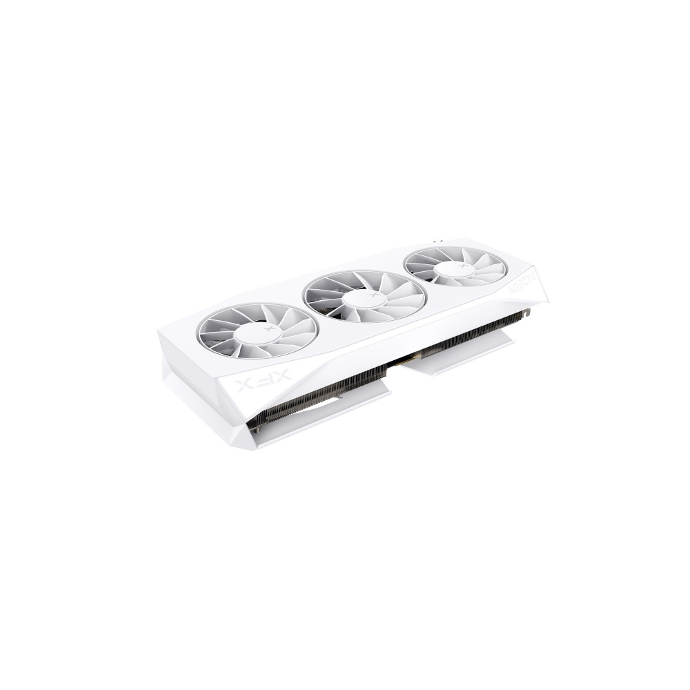 Produktbild för XFX Mercury OC - Gaming Edition - grafikkort - Radeon RX 9060 XT - 16 GB - vit