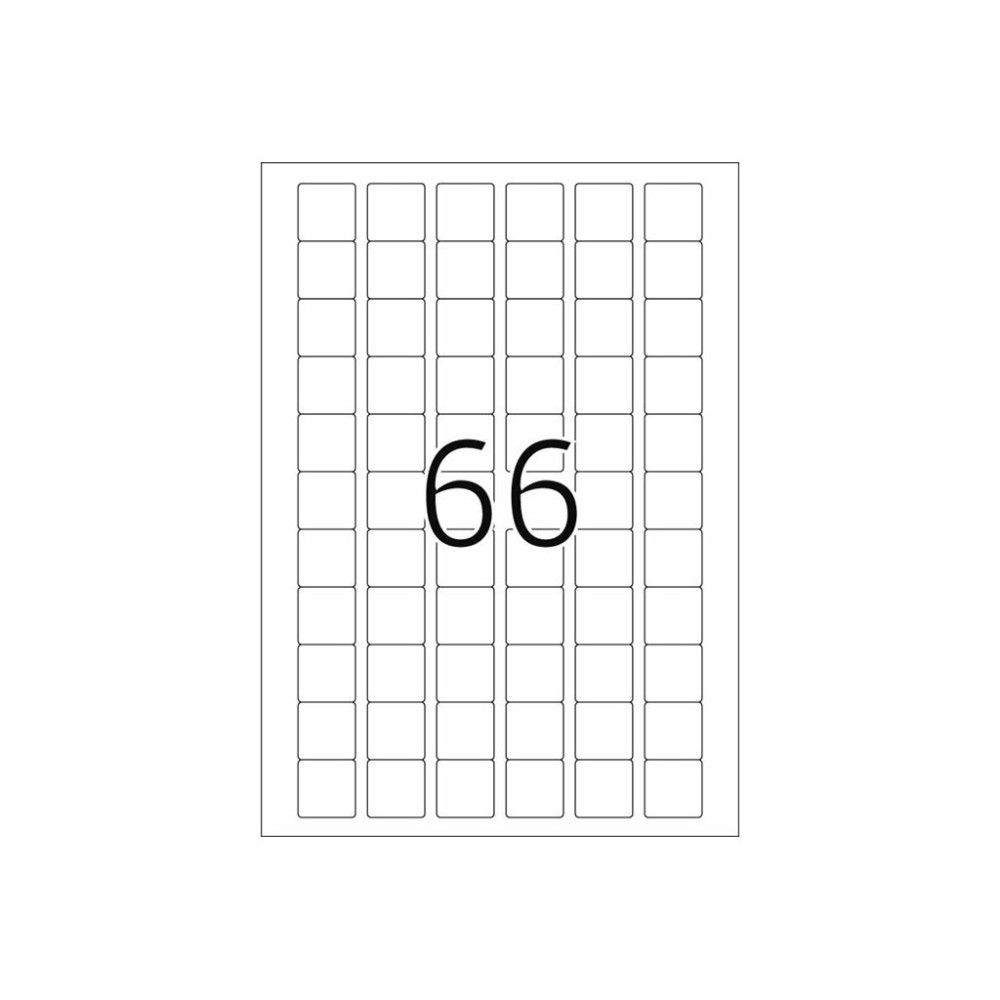 Produktbild för HERMA Special - etiketter - matt - 1650 etikett (er) - 25.4 x 25.4 mm - 90 g/m²