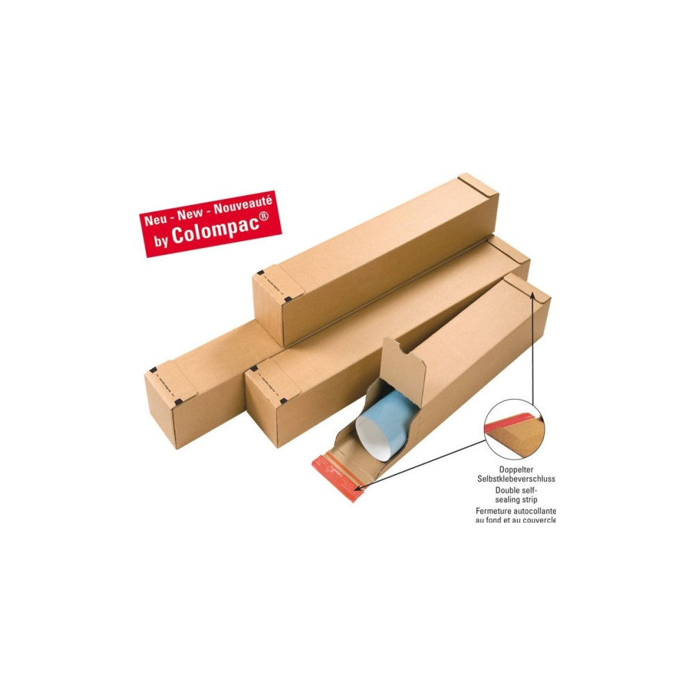 Produktbild för ColomPac CP 072 - poströr - 73 cm x 11.5 cm x 11.5 cm - paket med 10
