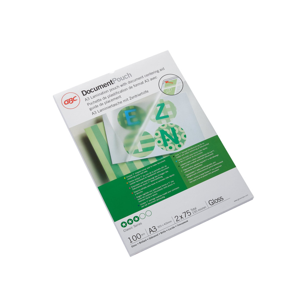 Produktbild för Ibico - 100 - 303 x 426 mm - lamineringsfickor