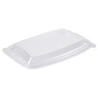 Produktbild för Låg t/plastbakke BISTRO 980ml 254x174x23 OPS dome