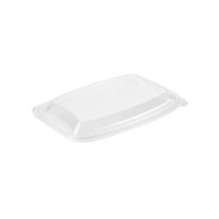 Produktbild för Låg t/plastbakke BISTRO 980ml 254x174x23 OPS dome