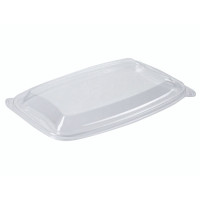 Produktbild för Låg t/plastbakke BISTRO 980ml 254x174x23 OPS dome