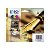 Produktbild för Epson 16XL Multipack - 4-pack - XL - svart, gul, cyan, magenta - original - bläckpatron
