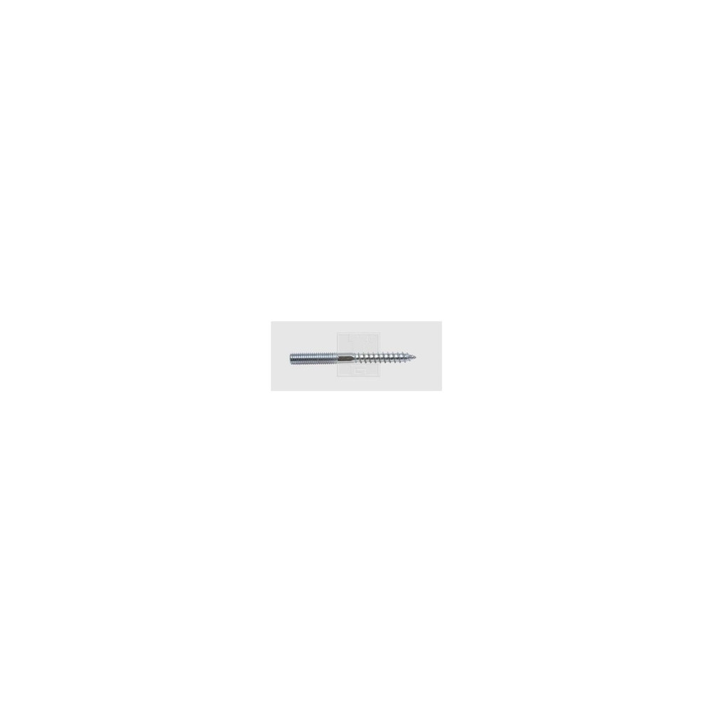 Produktbild för Toolcraft spånskruvar M6 60 mm T-profil stål zinkat 100 st S...