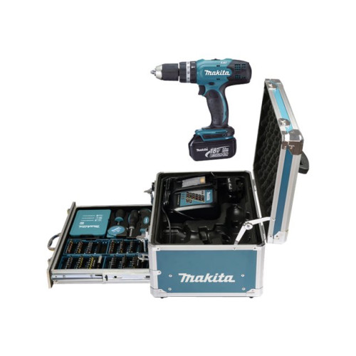 Makita Makita DHP453RFX2 slagborr/skruvdragare - sladdlös - 2 hastigheter - 2 batterier