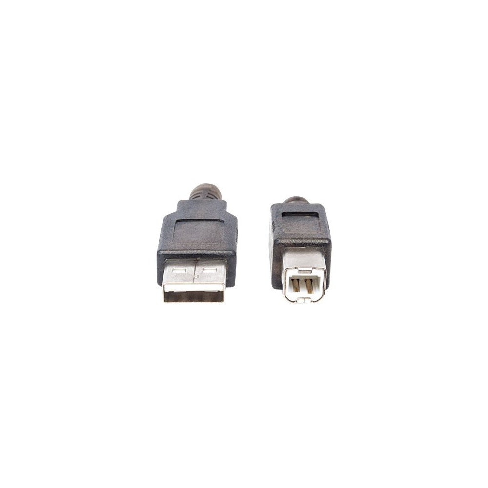 Produktbild för Manhattan USB-A to USB-B Cable, 15m, Male to Male, Active, Black, 480 Mbps (USB 2.0), Built-in Chipset With Amplification, Hi-Speed USB, Three Year Warranty, Polybag - USB-kabel - USB till USB typ B - 15 m