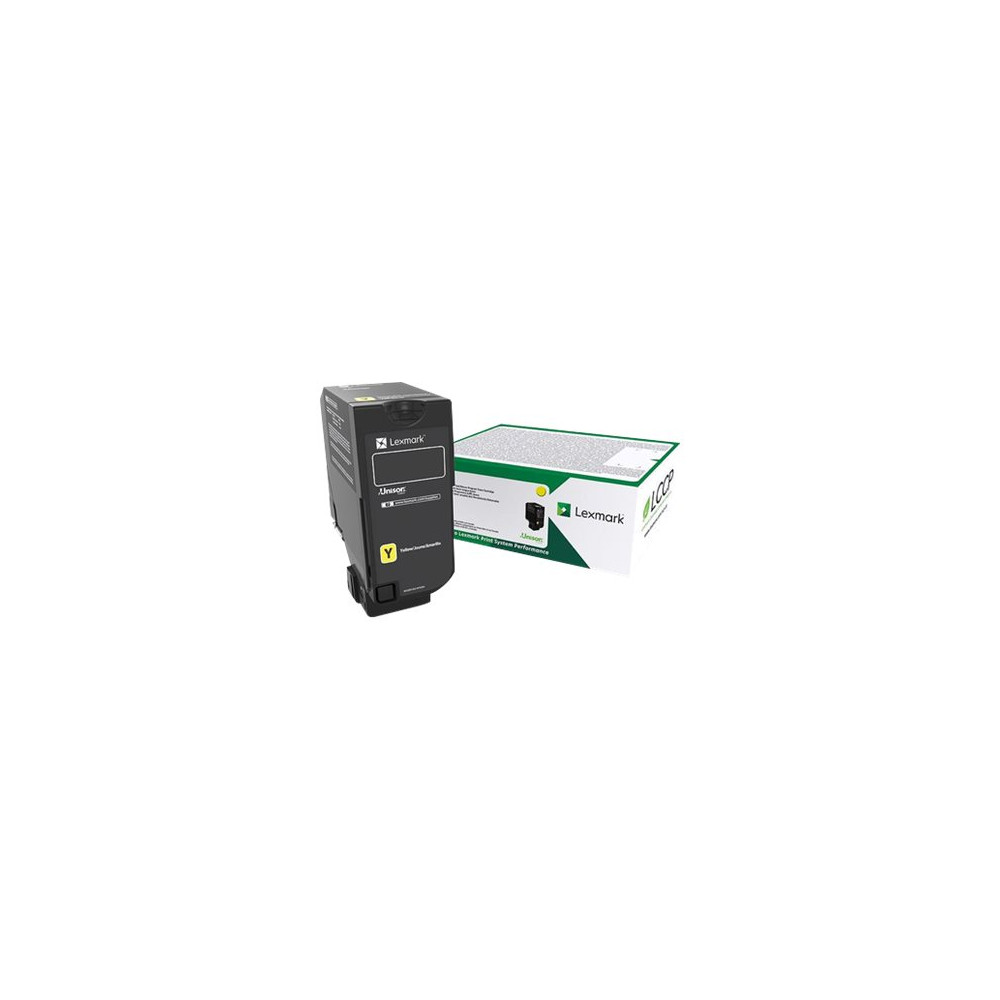 Produktbild för Lexmark - gul - original - tonerkassett