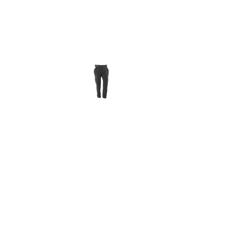 Produktbild för MASCOT 17031-311-09, Byxor, Alla, Svart, Elastan, Nylon, 235...