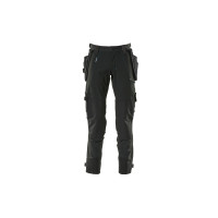 Produktbild för MASCOT 17031-311-09, Byxor, Alla, Svart, Elastan, Nylon, 235...