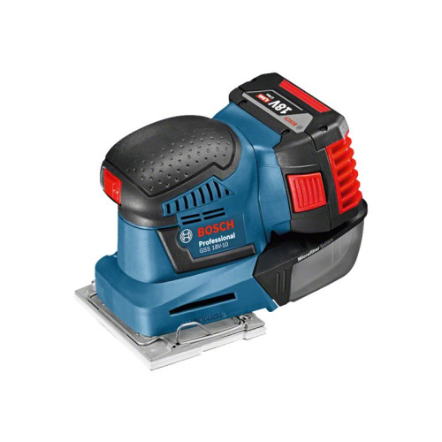 Bosch Powertools Bosch GSS 18V-10 Professional - planslipmaskin - sladdlös - 2 batterier