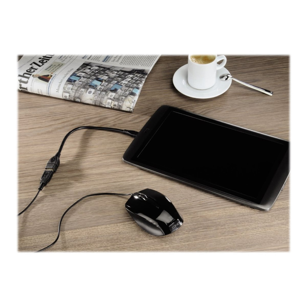 Produktbild för Hama USB 2.0 Adapter Cable - USB-kabel - USB till mikro-USB typ B - 15 cm