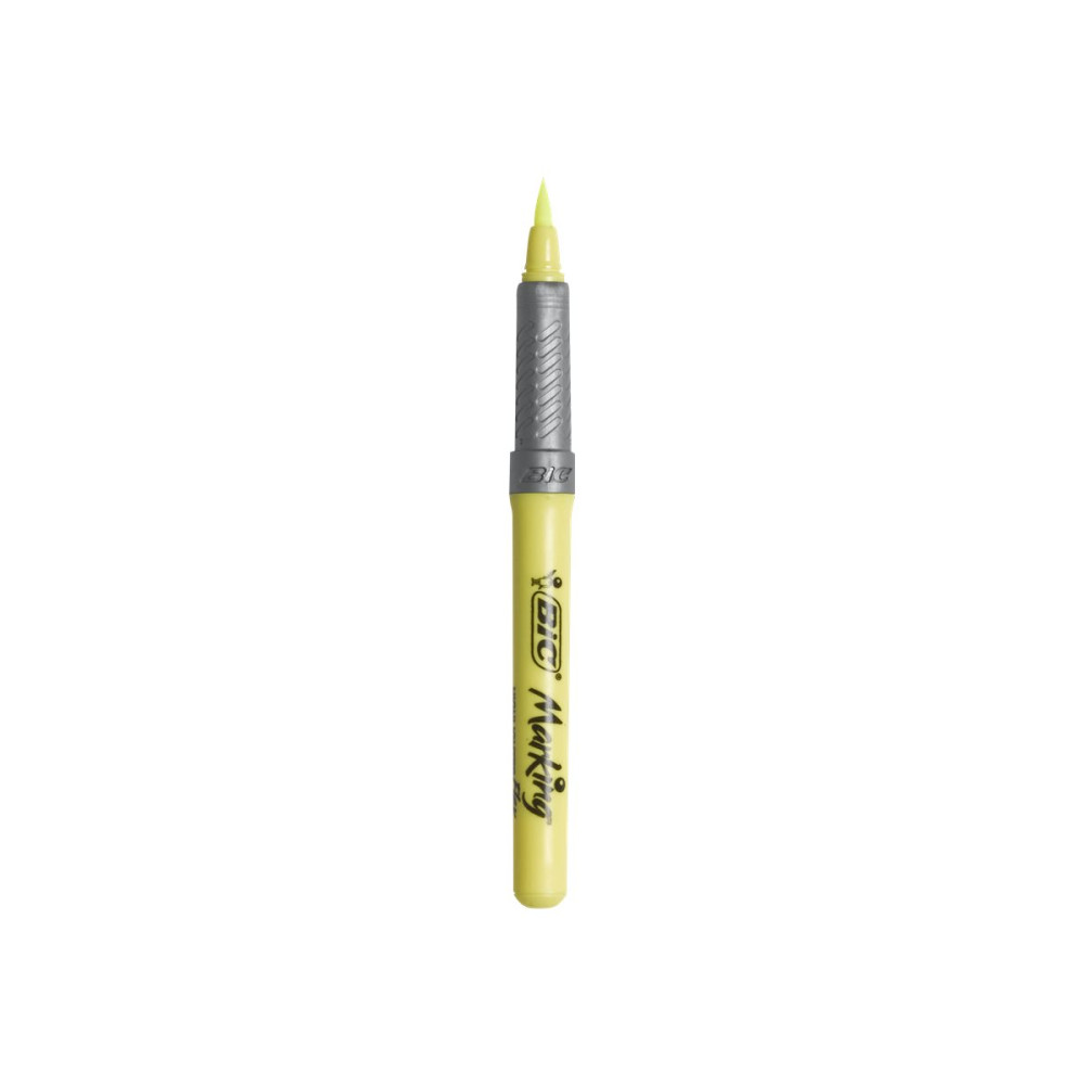 Produktbild för BIC Marking Highlighter Flex - överstrykningspenna - gul (paket om 12)