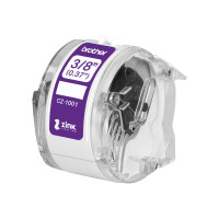 Produktbild för Brother CZ-1001 - löpande etiketter - 1 rulle (rullar) - Rulle (0,94 cm x 5 m)