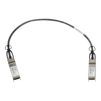 Produktbild för StarTech.com MSA Uncoded Compatible 0.5m 10G SFP+ to SFP+ Direct Attach Breakout Cable Twinax, 10 GbE SFP+ Copper DAC 10 Gbps Low Power Passive Transceiver Module DAC, 10GE Breakout Cable - Lifetime Warranty (SFP10GPC05M) - 10GBase direktkopplingskabel - 