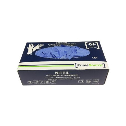 Prime Source Engangshandske Prime Source LET str. XL uden pudder Nitril A...