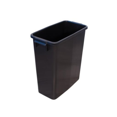 Multi Avfallsbehållare 60 ltr. 56x28x60 cm svart plast