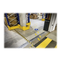 Produktbild för DURABLE DURALINE STRONG markeringstejp - 50 mm x 30 m - signal yellow, RAL 1003, signal black, RAL 9004
