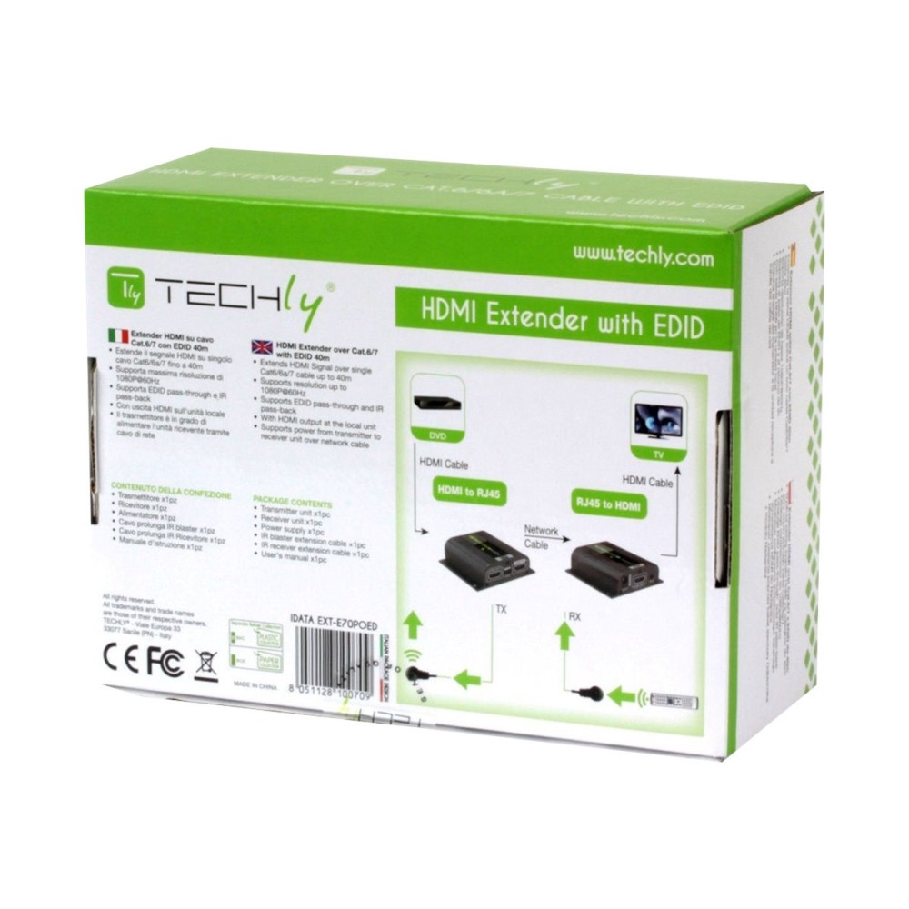Produktbild för TECHly IDATA EXT-E70POED