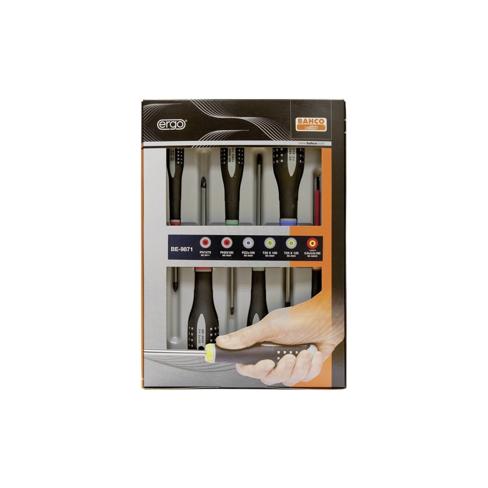 Produktbild för Bahco BE-9871, 365 mm, 220 mm, 38 mm, 450 g, Svart, Grå, Grå