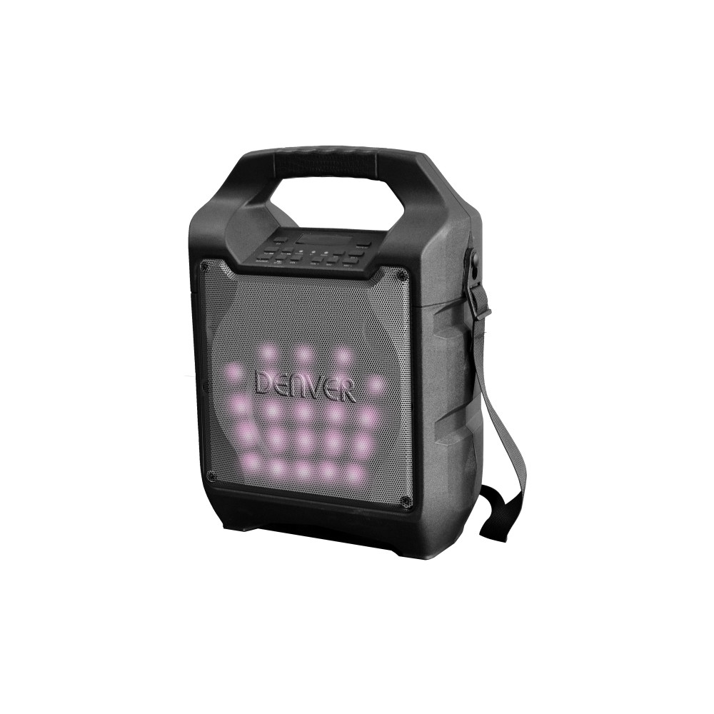 Produktbild för Denver TSP-205, 20 W, Svart, LED, Kabel & Trådlös, AC, Batte...