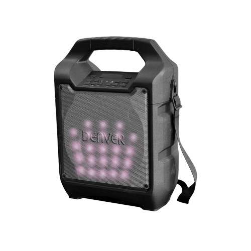 Denver Denver TSP-205, 20 W, Svart, LED, Kabel & Trådlös, AC, Batte...